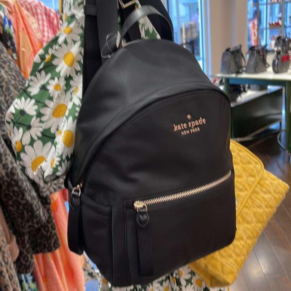 Kate Spade Chelsea Medium Backpack Black - Picture 5 of 16